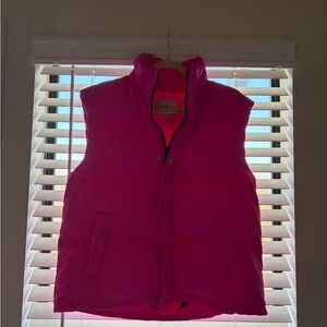 NEVER WORN - a new day Pink Puffer Vest